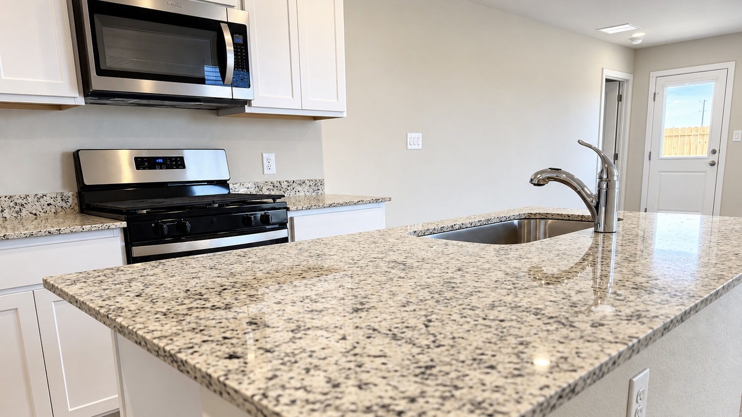granite kitchen island