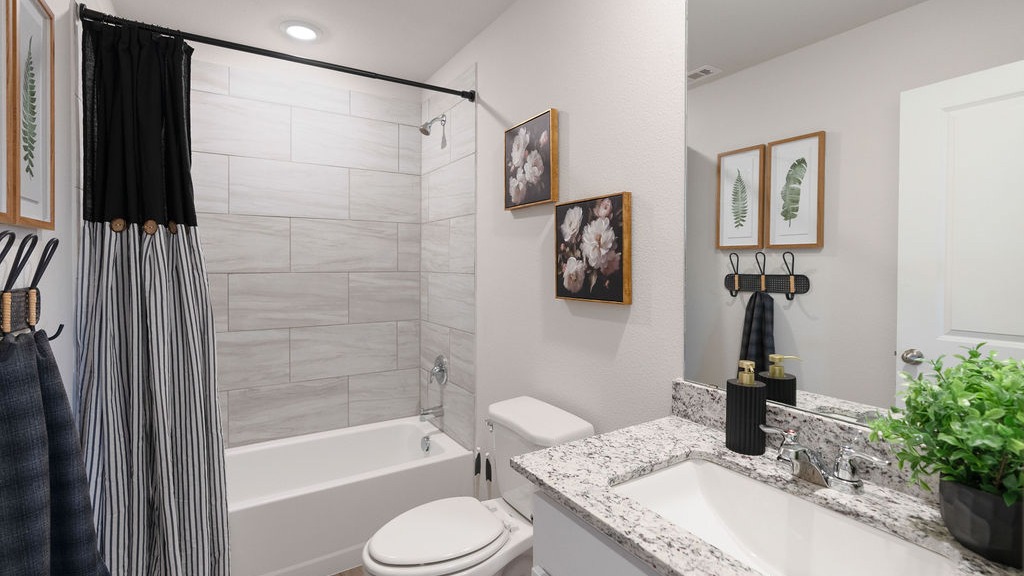 Secondary bathroom