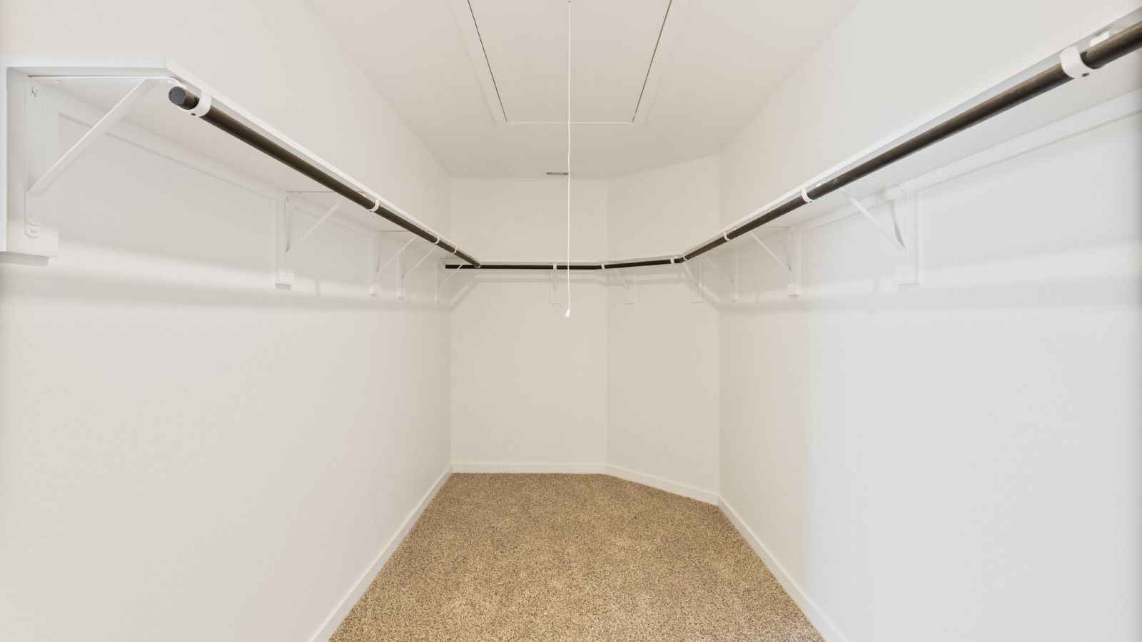 Primary walk in closet
