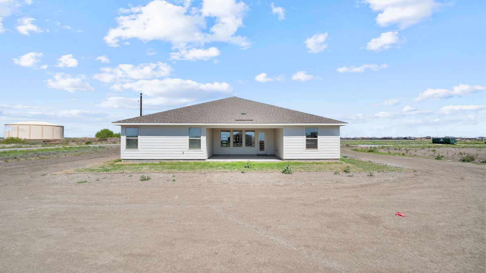 Backyard half acre lot