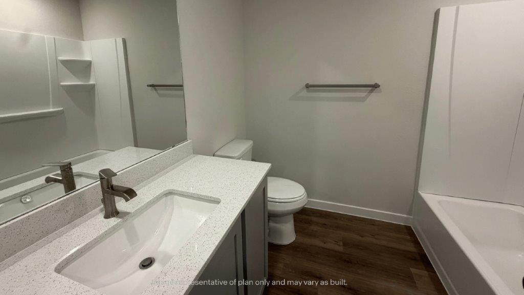 secondary bath