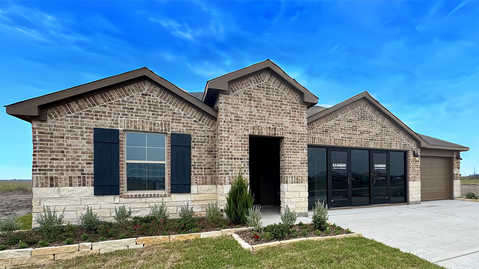 Portland Village brick front 3 car garage