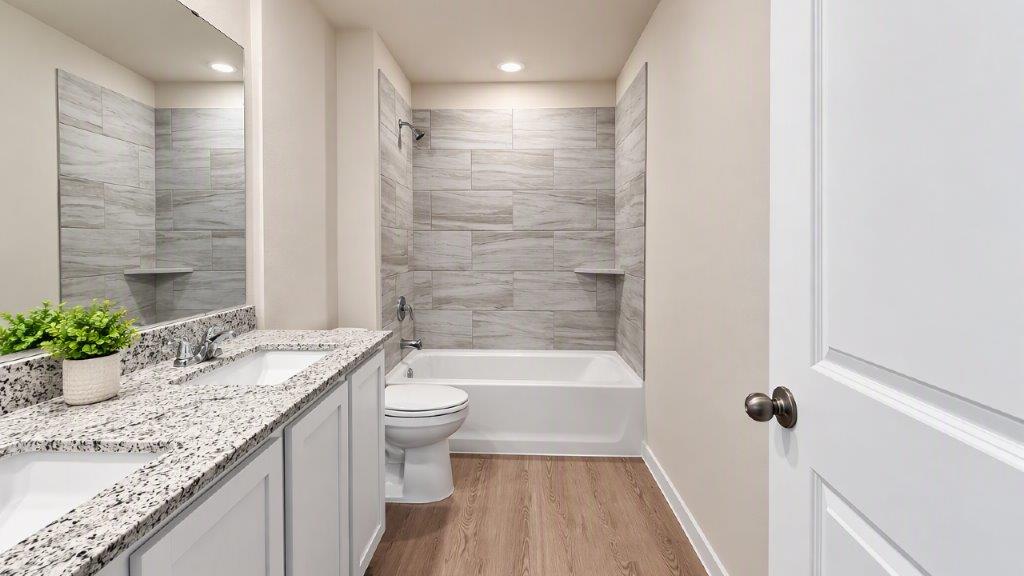 secondary bath