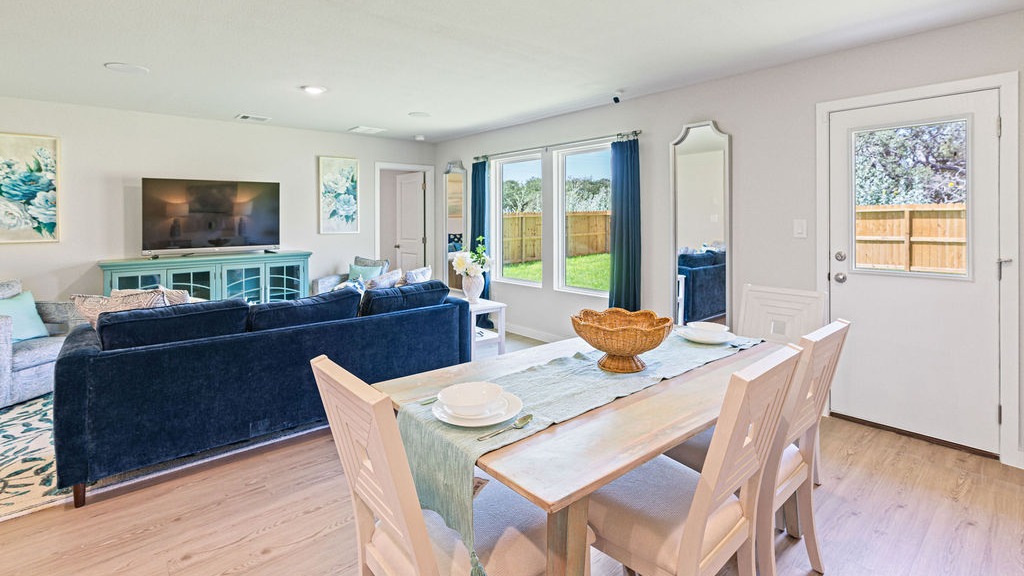 dining and living