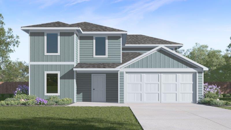 2 story home 2 car garage