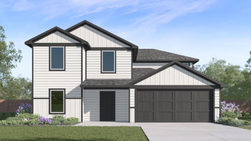 2 story home 2 car garage