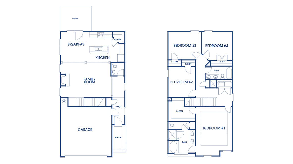 blue floor plan