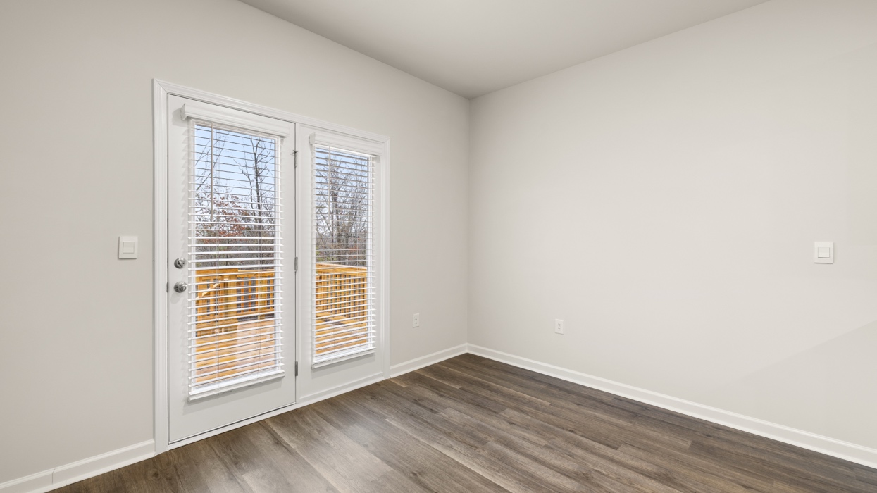dining room with access to patio