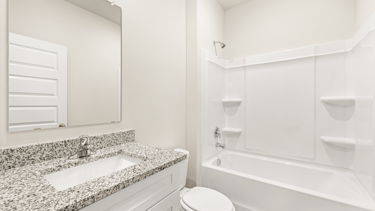 bathroom with single sink