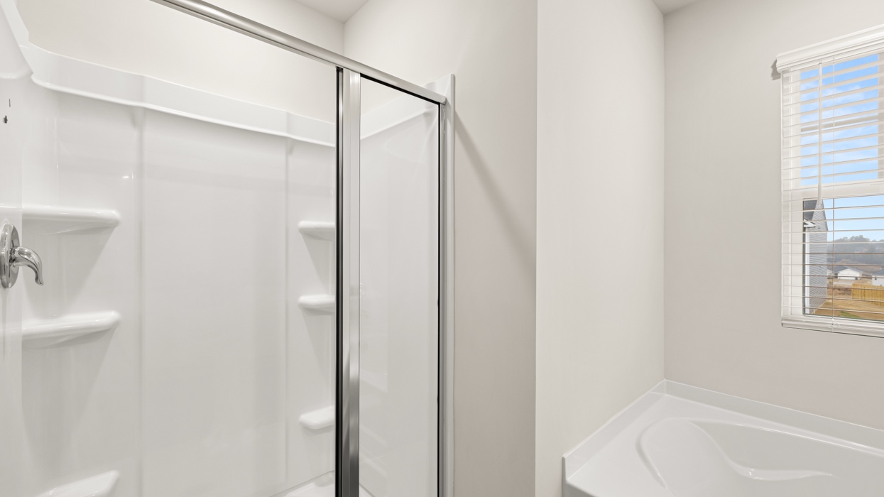 primary bathroom walk-in shower