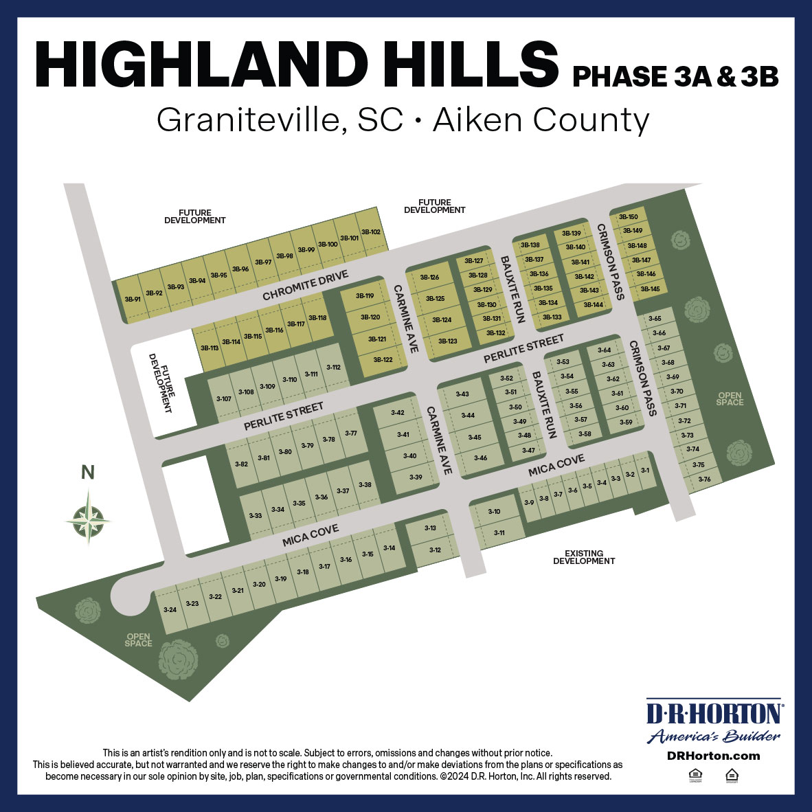 New Homes in Highland Hills Graniteville, SC D.R. Horton