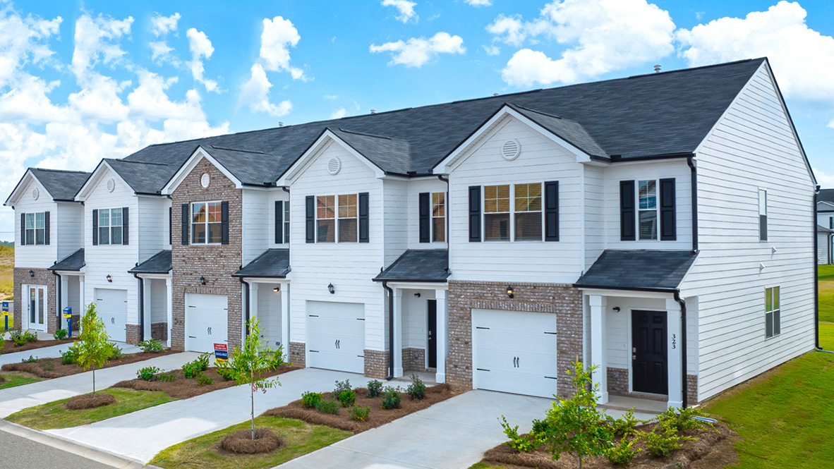 New Homes in The Abbey at Trolley Run Station Townhomes AIKEN, SC D