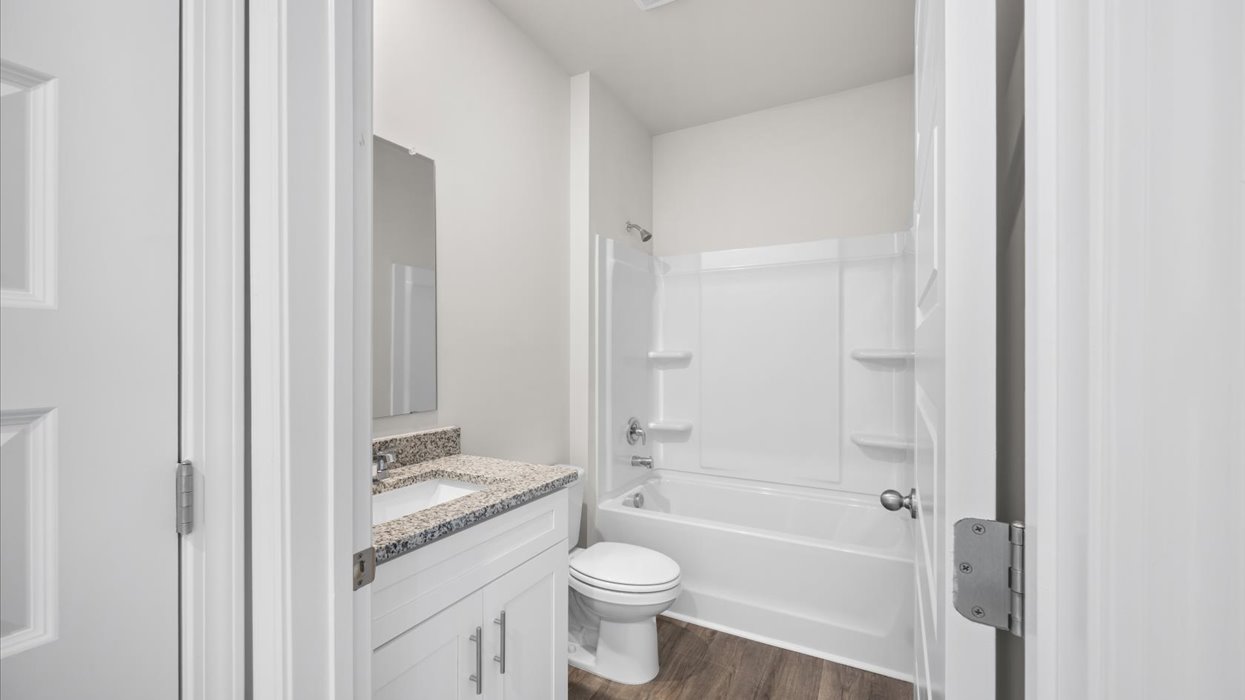 hallway bathroom
