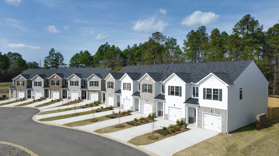 New Homes in The Parish at Flat Rock Townhomes GRANITEVILLE, SC D.R