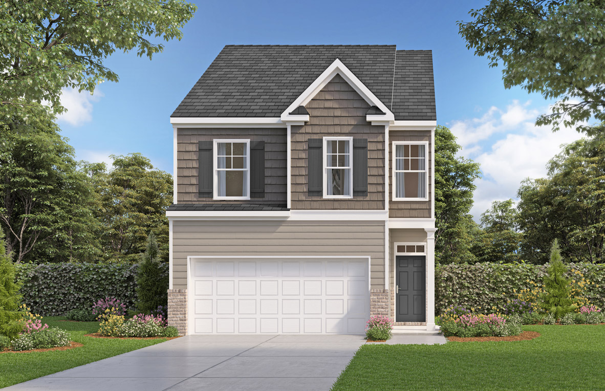 Floor Plan in Laurel Park Townhomes HEPHZIBAH, GA D.R. Horton