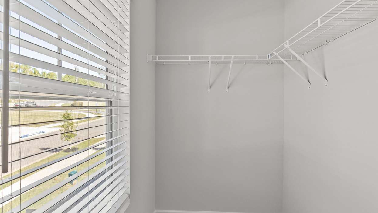 Closet in guest bedroom