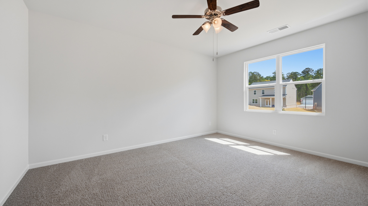 Primary bedroom off of living room on main
