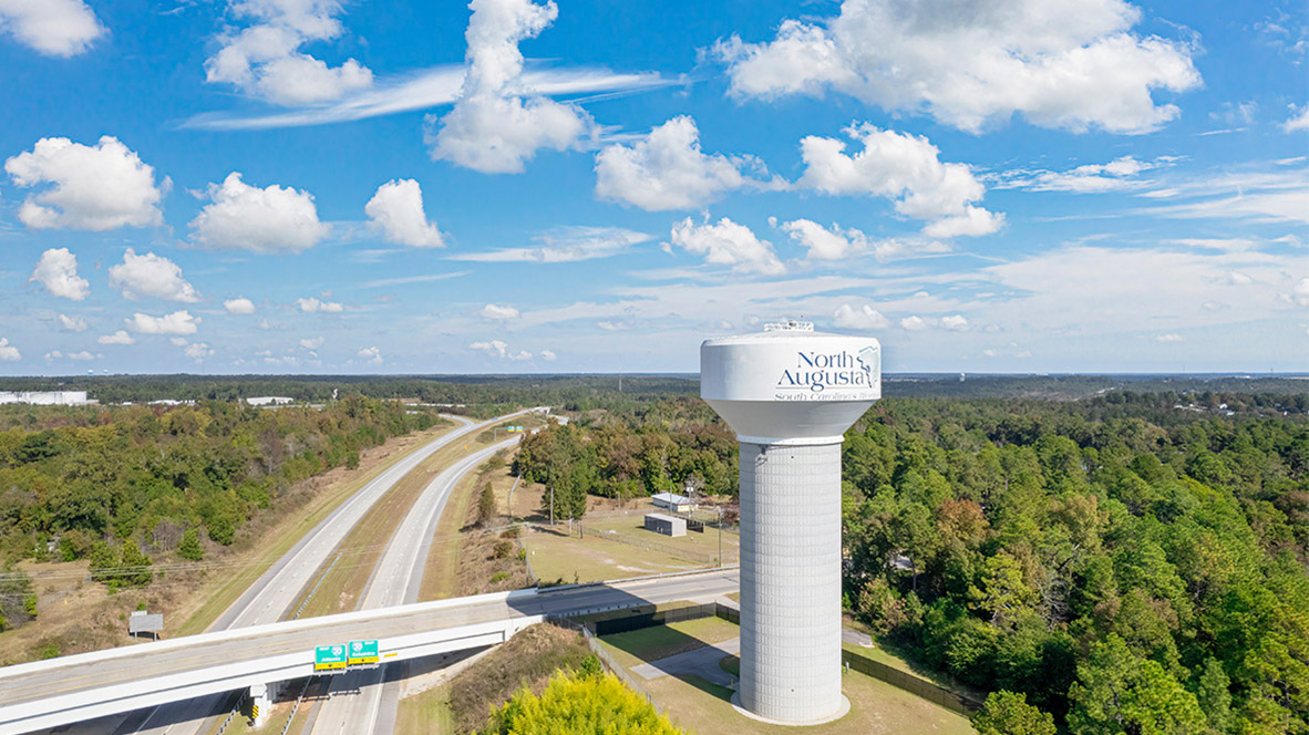 north augusta water tower