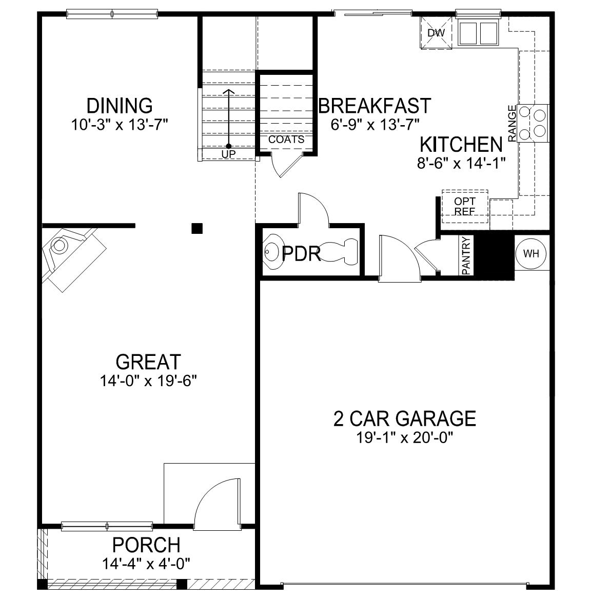 Concord first floor plan