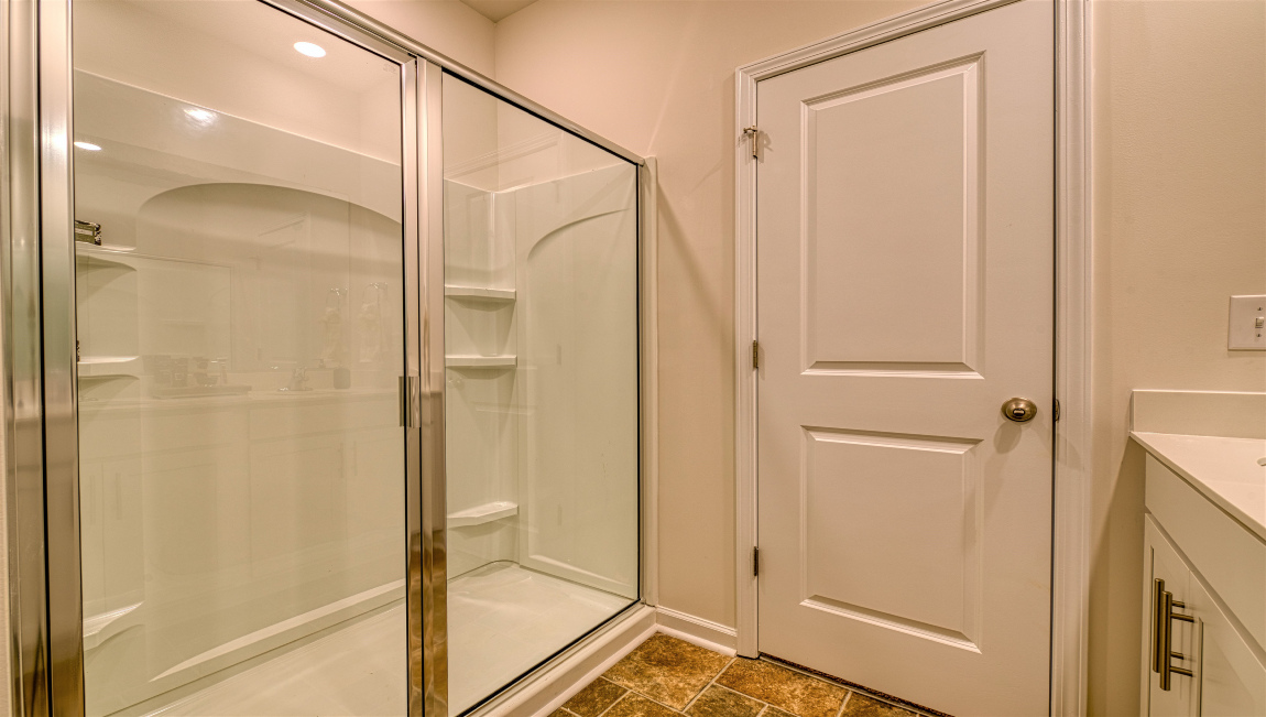 Primary bathroom with walk in shower