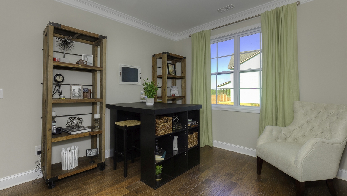 Office space, with large window