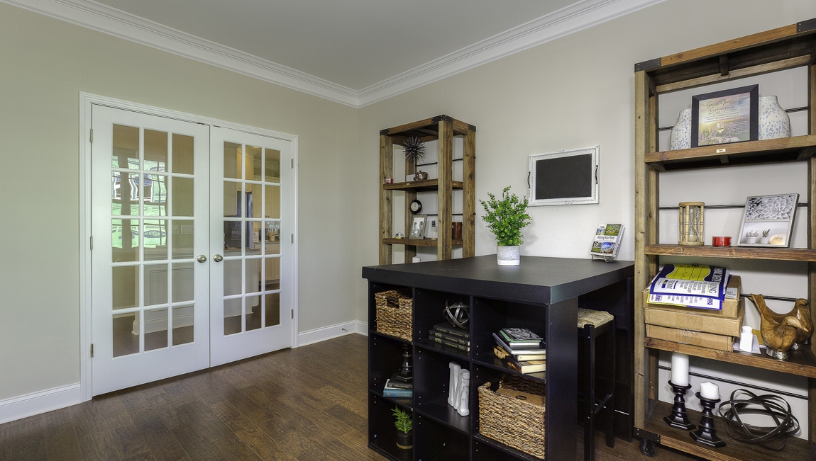 Office space, with large window