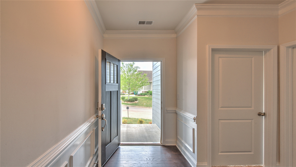 Foyer with view out front door
