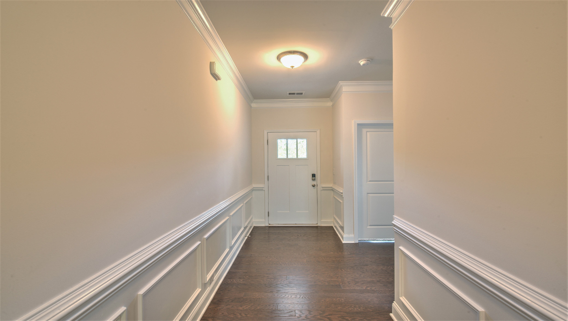 Foyer with view of closed front door