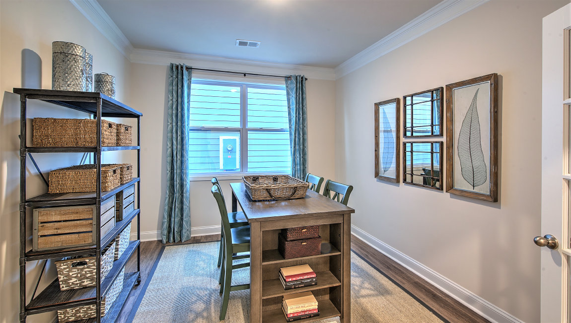 Bedroom with large window
