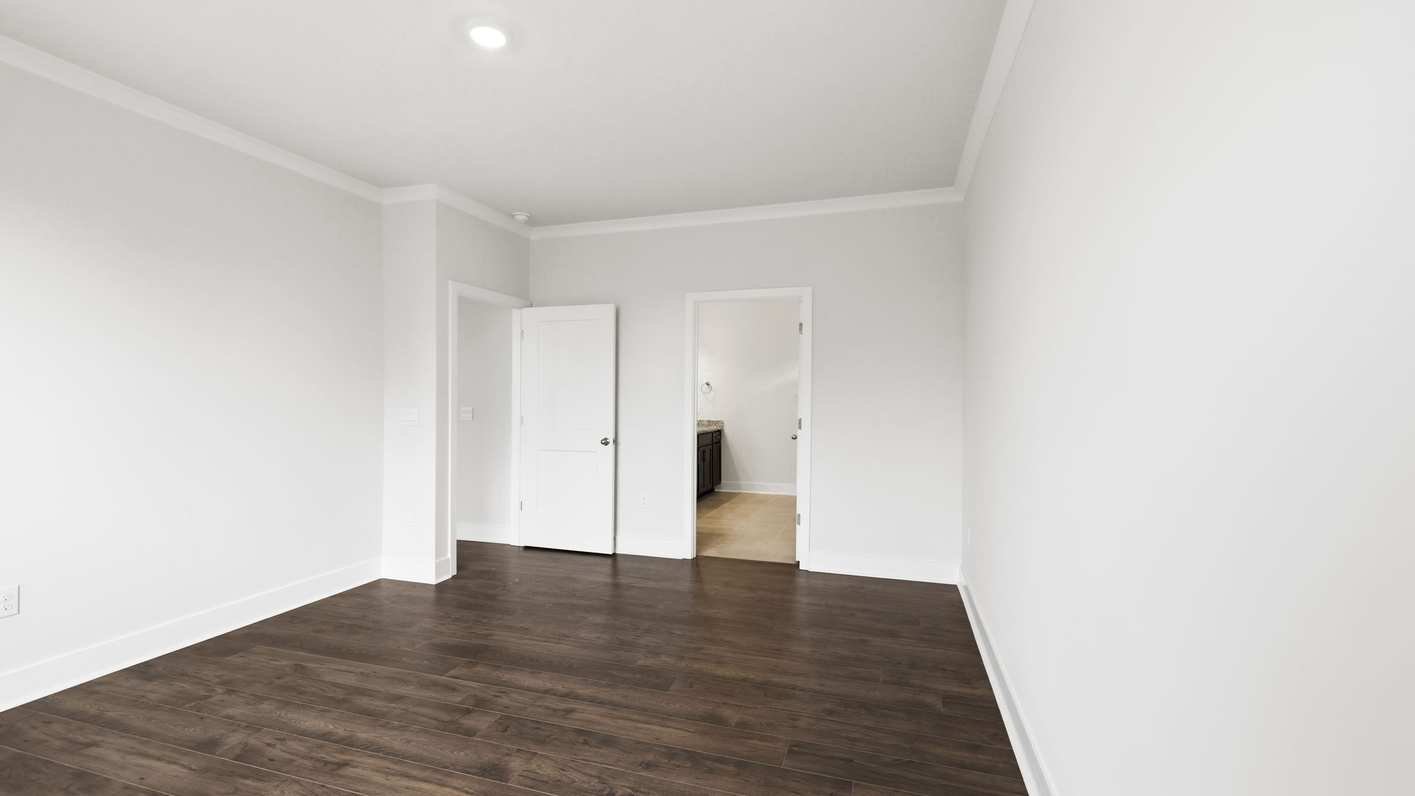 Bedroom with large windows