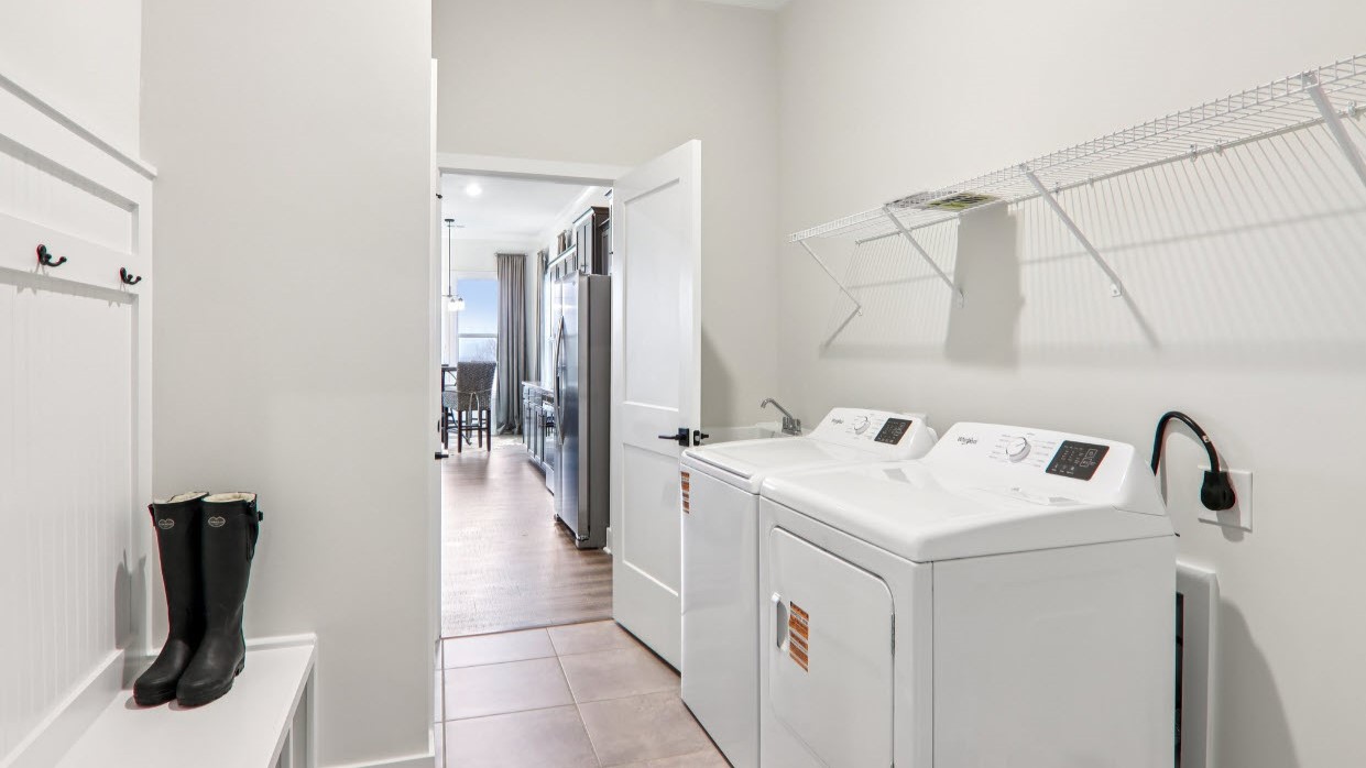 Laundry with washer and dryer