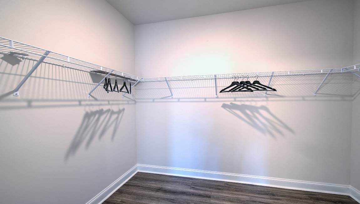 Primary walk in closet