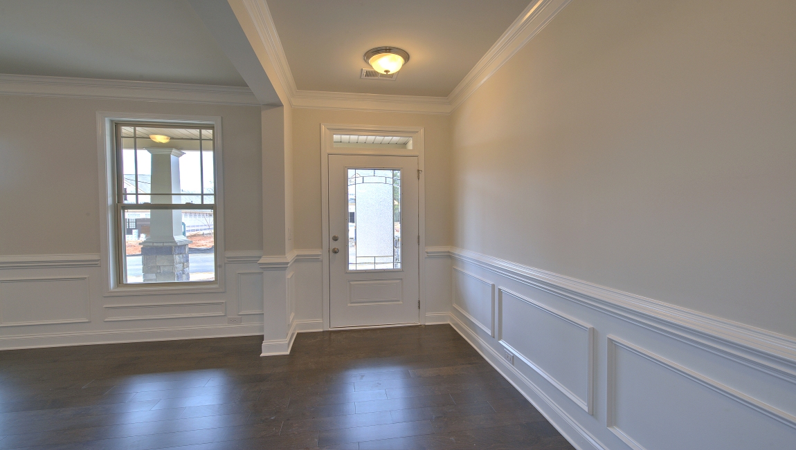 Welcoming foyer and flex space