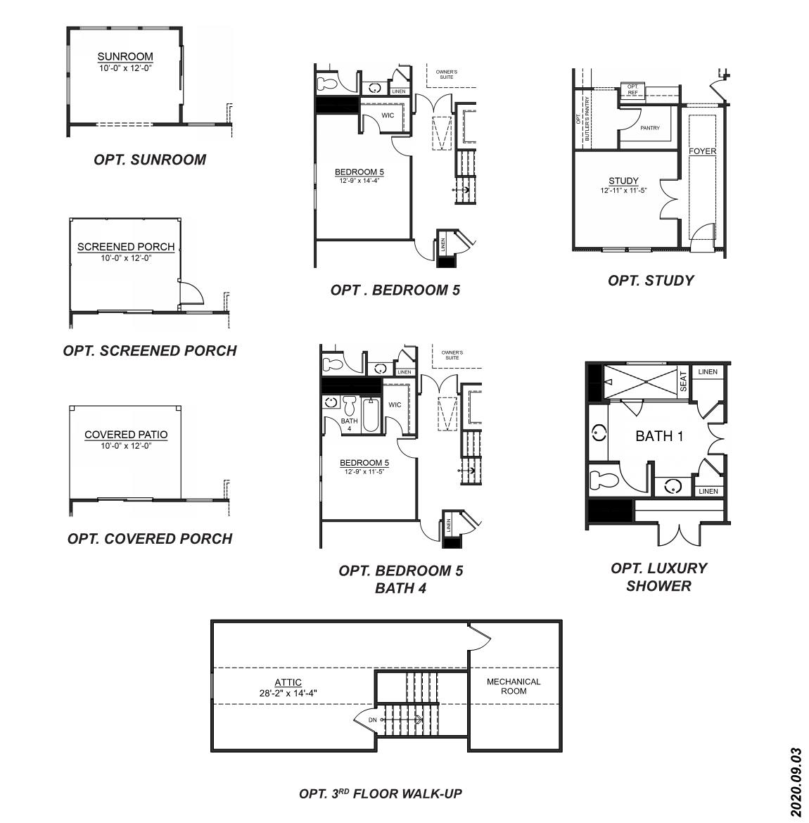 Hampshire second floor plan