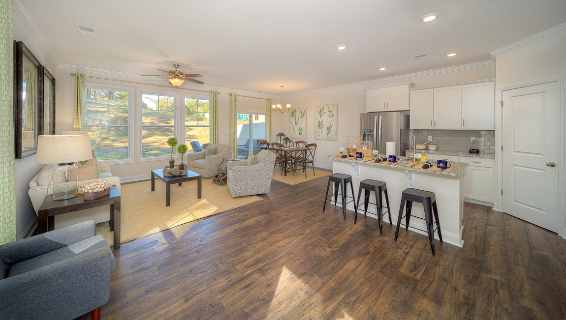 Open concept living space