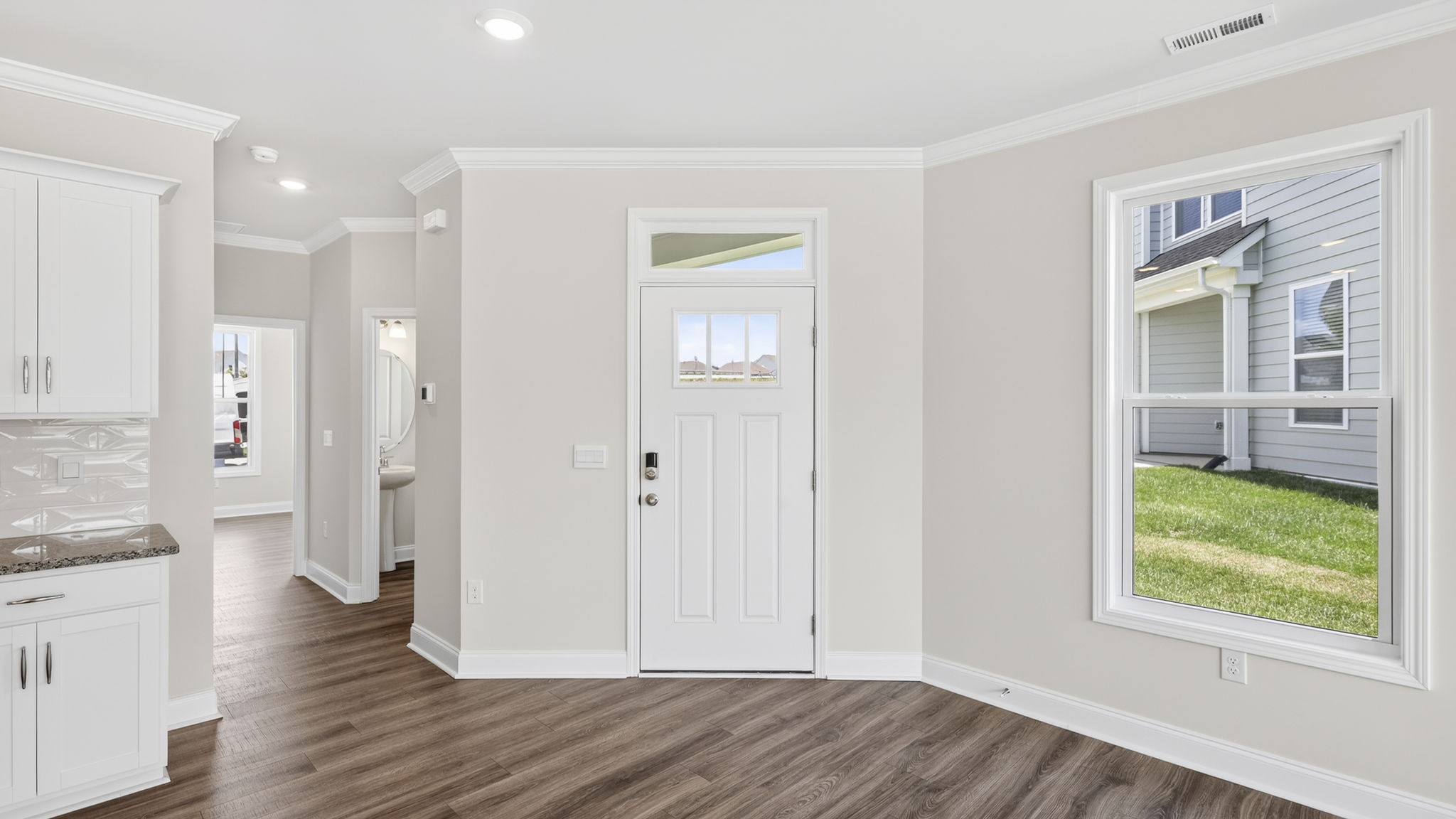 Open entryway with window
