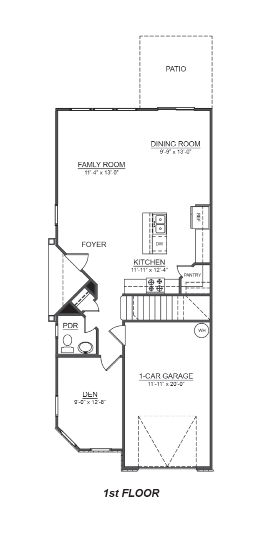 Carson floorplan 1st floor