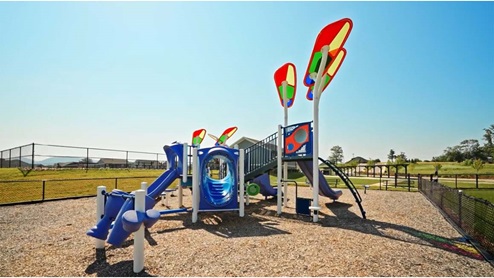 Playground included with amenities of community.