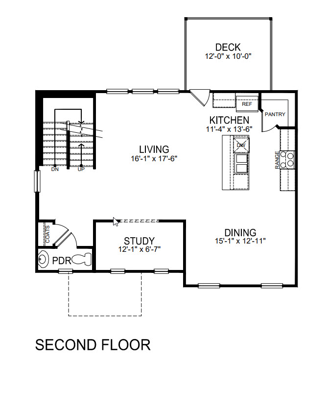 Floor Plan in Holbrook Village Candler, NC D.R. Horton