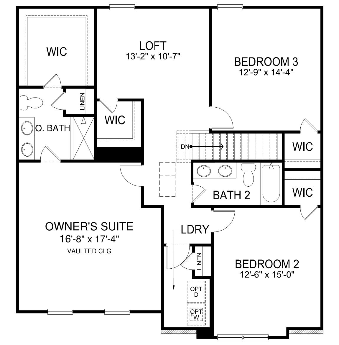 Floor Plan in Holbrook Village Candler, NC D.R. Horton