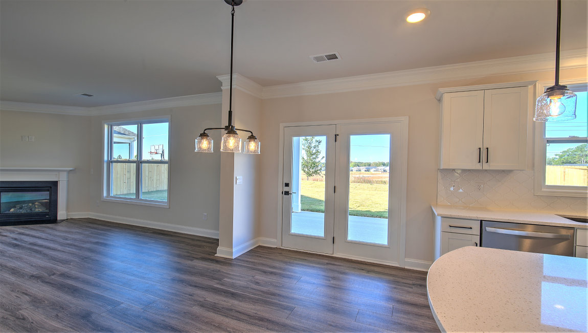 Breakfast area beside kitchen