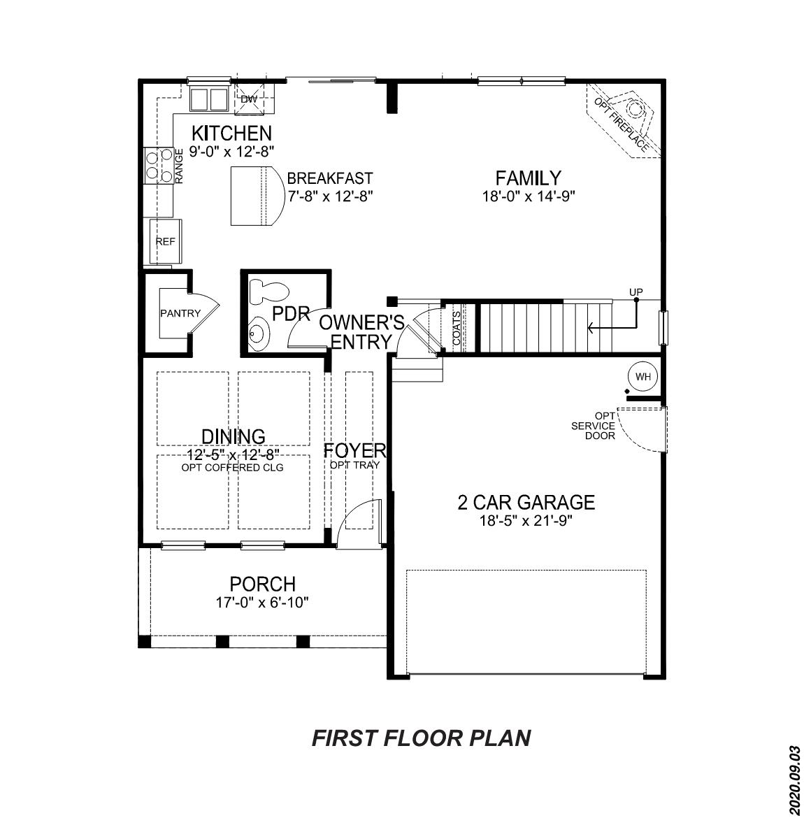Verwood first floor plan
