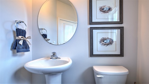 Powder bathroom