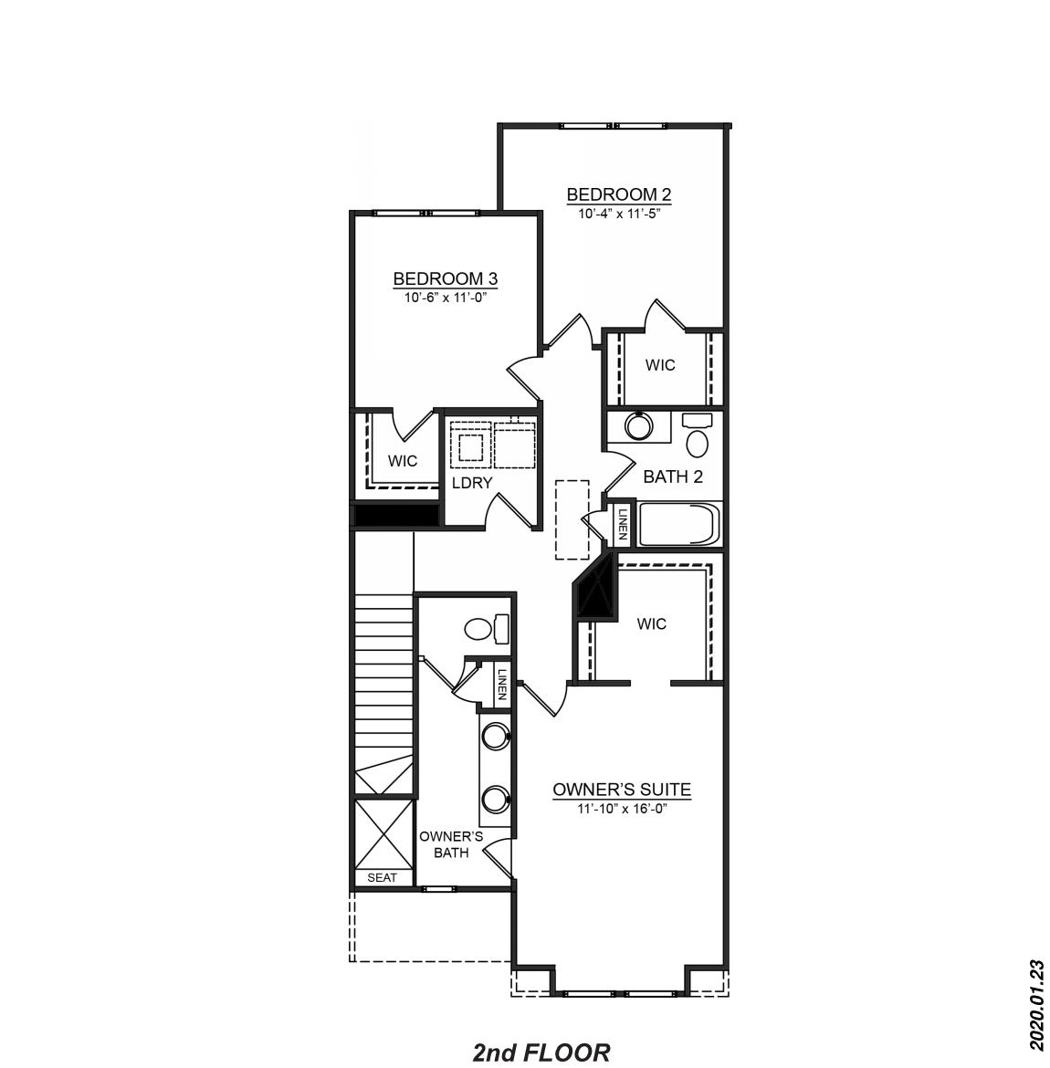 Denver second floor plan