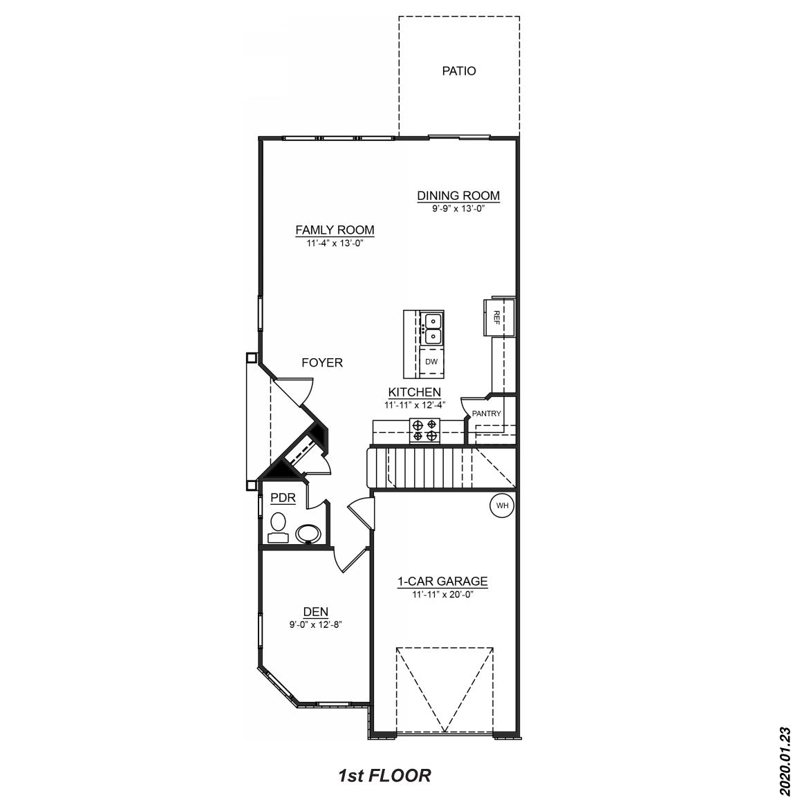 Carson first floor plan