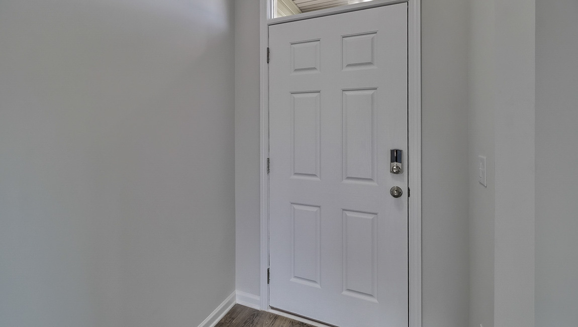 Foyer view of front door