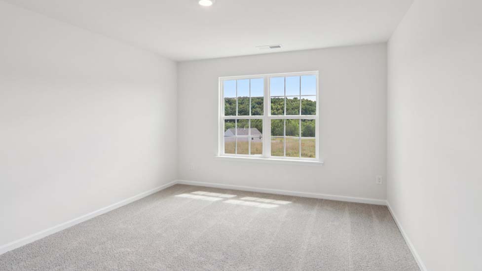Bedroom with large window