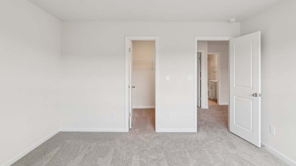 Bedroom with large window