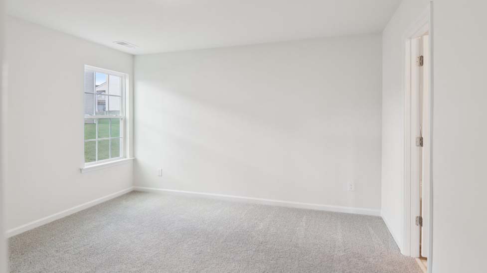 Bedroom with large window