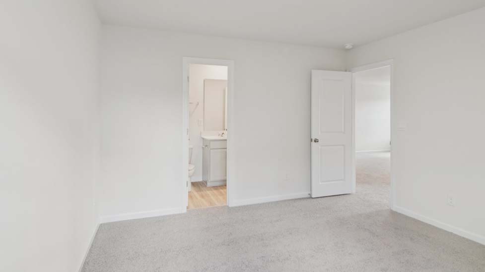 Bedroom with large window